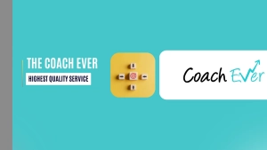 Logo of The Coach Ever highlighting the highest quality service with a focus on achieving goals