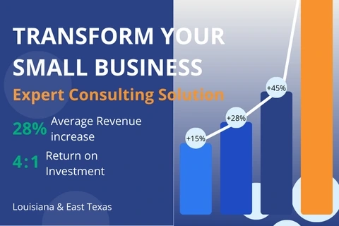 Professional small business consulting helping companies grow revenue and ROI in Louisiana and East Texas